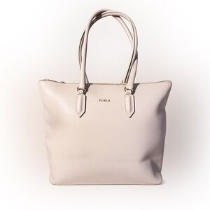 Furla Cream Tote Bag